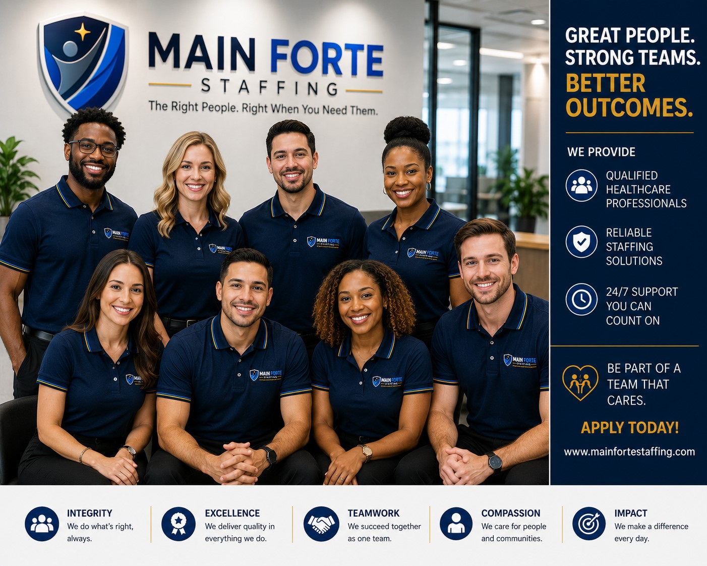Main Forte Staffing team